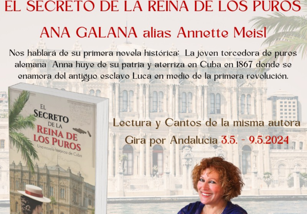 Presentación del libro “El Secreto de la Reina de los Puros” de Ana Galana