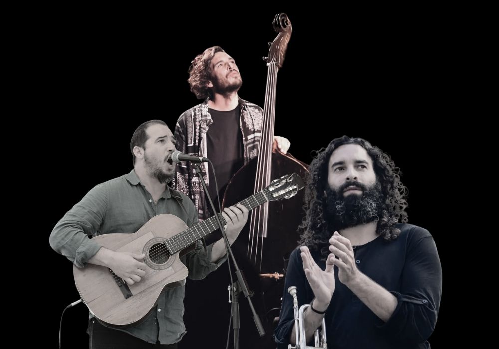 Óscar Sánchez, Bori Albero y Julián Sánchez
