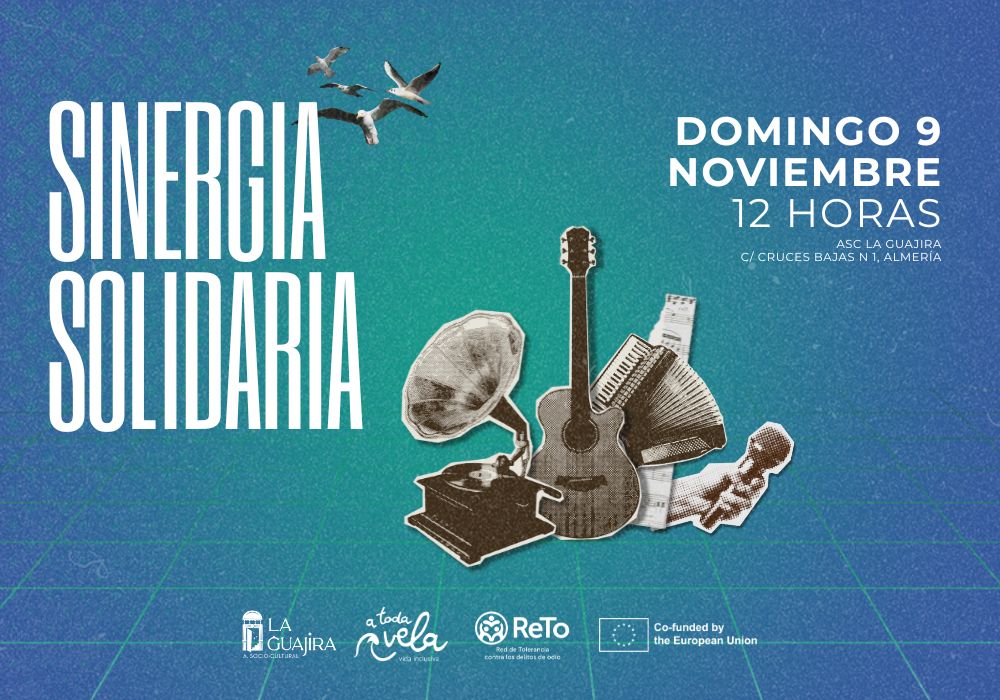 Cartel Sinergia Solidaria con A Toda Vela